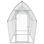Petshop - Accesorii petshop - Culcusuri si custi - Custi interior si exterior - Cotet pentru pasari, gri, 400x105x182 cm, otel galvanizat - Infinity.ro