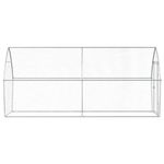 Petshop - Accesorii petshop - Culcusuri si custi - Custi interior si exterior - Cotet pentru pasari, gri, 400x105x182 cm, otel galvanizat - Infinity.ro