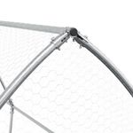 Petshop - Accesorii petshop - Culcusuri si custi - Custi interior si exterior - Cotet pentru pasari, gri, 400x105x182 cm, otel galvanizat - Infinity.ro