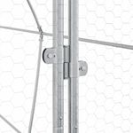 Petshop - Accesorii petshop - Culcusuri si custi - Custi interior si exterior - Cotet pentru pasari, gri, 400x105x182 cm, otel galvanizat - Infinity.ro