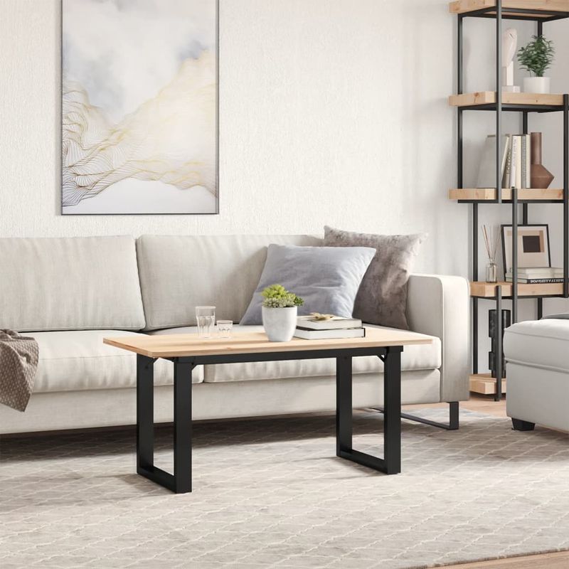 Casa si Gradina - Mobilier - Feronerie si accesorii mobila - Picioare Masuta de cafea O-Frame 80x40x43 cm Fonta - Infinity.ro