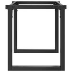 Casa si Gradina - Mobilier - Feronerie si accesorii mobila - Picioare Masuta de cafea O-Frame 80x40x43 cm Fonta - Infinity.ro