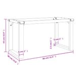 Casa si Gradina - Mobilier - Feronerie si accesorii mobila - Picioare Masuta de cafea O-Frame 80x40x43 cm Fonta - Infinity.ro