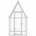 Petshop - Accesorii petshop - Culcusuri si custi - Custi interior si exterior - Cotet pentru pasari, gri, 100x100x190 cm, otel galvanizat - Infinity.ro