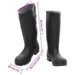 Sport si Outdoor - Echipament Sportiv - Incaltaminte sport - Ghete si bocanci - Cizme de ploaie, negru, PVC, marime 39 - Infinity.ro