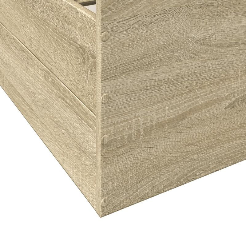 Casa si Gradina - Mobilier - Paturi si accesorii - Paturi - Cadru de pat cu sertare stejar sonoma 90x200 cm lemn prelucrat - Infinity.ro