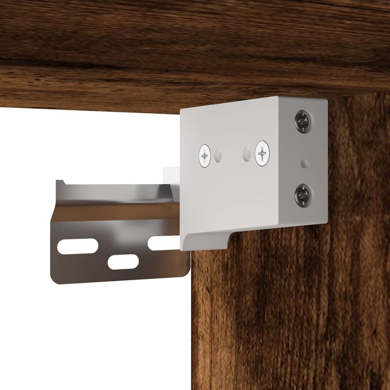 Casa si Gradina - Mobilier - Seturi de mobilier - Seturi baie - Set mobilier de baie, 3 piese, stejar fumuriu, lemn prelucrat - Infinity.ro