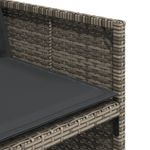 Casa si Gradina - Gradina si terasa - Mobilier exterior - Scaune si sezlonguri gradina - Scaune de gradina cu perne, 4 buc., gri, poliratan - Infinity.ro