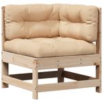 Casa si Gradina - Gradina si terasa - Mobilier exterior - Seturi mobila gradina - Set mobilier de gradina cu perne, 5 piese, lemn masiv de pin - Infinity.ro