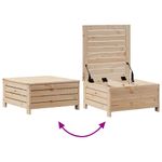 Casa si Gradina - Gradina si terasa - Mobilier exterior - Seturi mobila gradina - Set mobilier de gradina cu perne, 5 piese, lemn masiv de pin - Infinity.ro