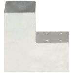 Casa si Gradina - Gradina si terasa - Garduri, panouri si accesorii - Conector de grinda, forma L, 91 x 91 mm, metal galvanizat - Infinity.ro