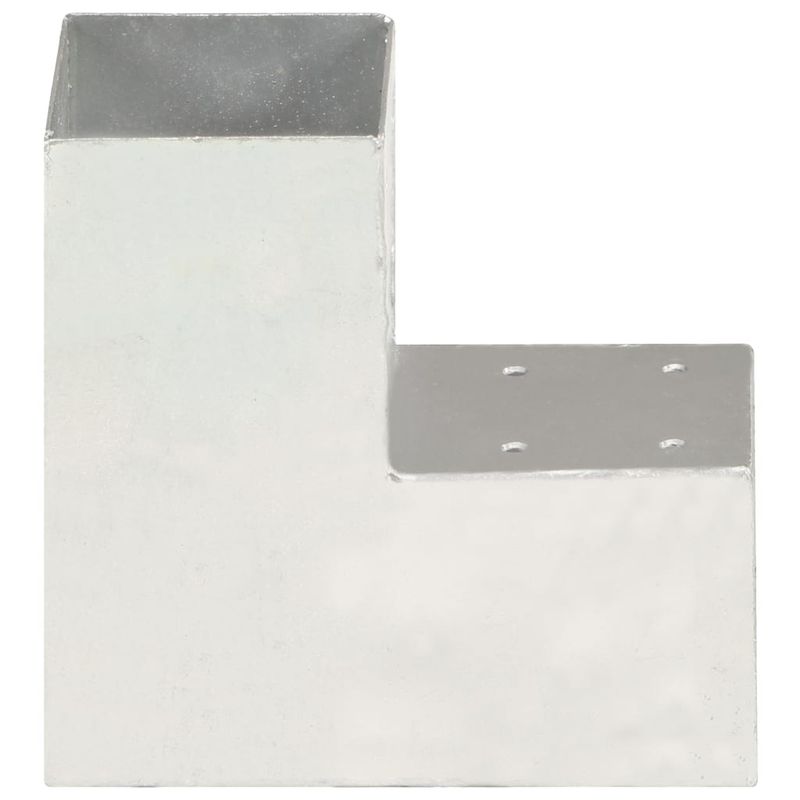 Casa si Gradina - Gradina si terasa - Garduri, panouri si accesorii - Conector de grinda, forma L, 91 x 91 mm, metal galvanizat - Infinity.ro