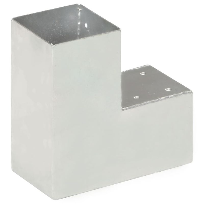 Casa si Gradina - Gradina si terasa - Garduri, panouri si accesorii - Conector de grinda, forma L, 91 x 91 mm, metal galvanizat - Infinity.ro