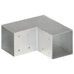 Casa si Gradina - Gradina si terasa - Garduri, panouri si accesorii - Conector de grinda, forma L, 91 x 91 mm, metal galvanizat - Infinity.ro