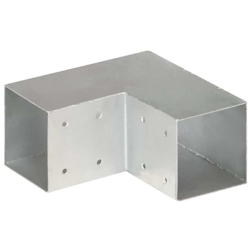 Casa si Gradina - Gradina si terasa - Garduri, panouri si accesorii - Conector de grinda, forma L, 91 x 91 mm, metal galvanizat - Infinity.ro