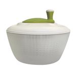Casa si Gradina - Bucatarie si vesela - Vesela si tacamuri - Farfurii si boluri - Bol tip centrifuga manuala pentru uscare salata Sanaliving d24 cm*H20,5 cm - Verde Mar - Infinity.ro