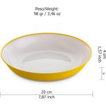 Casa si Gradina - Bucatarie si vesela - Vesela si tacamuri - Servicii de masa - Set vesela din plastic rezistent Sanaliving Pic-Nic Pack 14 buc Galben - Infinity.ro