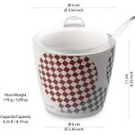 Casa si Gradina - Bucatarie si vesela - Vesela si tacamuri - Vesela pentru servire - Zaharnita PlexArt 9x6x11,05 cm 0.25 L - Stone - Infinity.ro