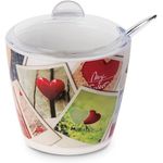 Casa si Gradina - Bucatarie si vesela - Vesela si tacamuri - Vesela pentru servire - Zaharnita PlexArt 9x6x11,05 cm 0.25 L - Love - Infinity.ro