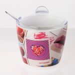 Casa si Gradina - Bucatarie si vesela - Vesela si tacamuri - Vesela pentru servire - Zaharnita PlexArt 9x6x11,05 cm 0.25 L - Love - Infinity.ro