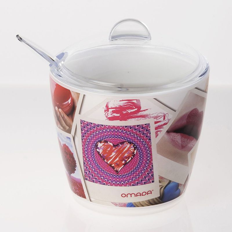 Casa si Gradina - Bucatarie si vesela - Vesela si tacamuri - Vesela pentru servire - Zaharnita PlexArt 9x6x11,05 cm 0.25 L - Love - Infinity.ro