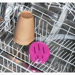 Casa si Gradina - Bucatarie si vesela - Organizare si depozitare bucatarie - Suporturi tacamuri si vase - Set suport cu 5 cutite Ecoliving ø 12,5 X h 34,5 cm -- taupe - Infinity.ro