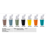 Casa si Gradina - Bucatarie si vesela - Organizare si depozitare bucatarie - Suporturi tacamuri si vase - Suport cu 5 cutite Eat Pop - galben - Infinity.ro