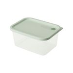 Casa si Gradina - Bucatarie si vesela - Organizare si depozitare bucatarie - Cutii alimentare - Cutie alimentara dreptunghiulara 19x14xH9 cm 1,3L capac culoare verde salvie - Infinity.ro