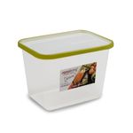Casa si Gradina - Bucatarie si vesela - Organizare si depozitare bucatarie - Cutii alimentare - Cutie de Conservare alimente Sanaliving 19x14x13,5 cm.2,1L capac verde mar - Infinity.ro
