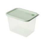 Casa si Gradina - Bucatarie si vesela - Organizare si depozitare bucatarie - Cutii alimentare - Cutie alimentara dreptunghiulara 19x14xH13,5 cm 2,1L capac culoare verde salvie - Infinity.ro