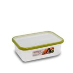 Casa si Gradina - Bucatarie si vesela - Organizare si depozitare bucatarie - Cutii alimentare - Cutie de Conservare alimente Sanaliving 19x14x6,5 cm. 1L capac verde mar - Infinity.ro