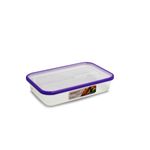 Casa si Gradina - Bucatarie si vesela - Organizare si depozitare bucatarie - Cutii alimentare - Cutie de Conservare alimente Sanaliving 24x16,5x5 cm. 1L capac violet - Infinity.ro