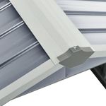 Casa si Gradina - Gradina si terasa - Casute de gradina - Sopron gradina pt. robot de gazon , gri, 92x97x63cm, otel zincat - Infinity.ro