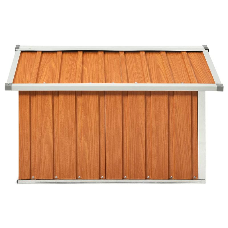 Casa si Gradina - Gradina si terasa - Casute de gradina - Sopron gradina pt. robot de gazon , maro 92x97x63 cm otel zincat - Infinity.ro