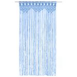 Casa si Gradina - Textile si covoare - Perdele si draperii - Perdele - Perdea macrame, albastru, 140 x 240 cm, bumbac - Infinity.ro