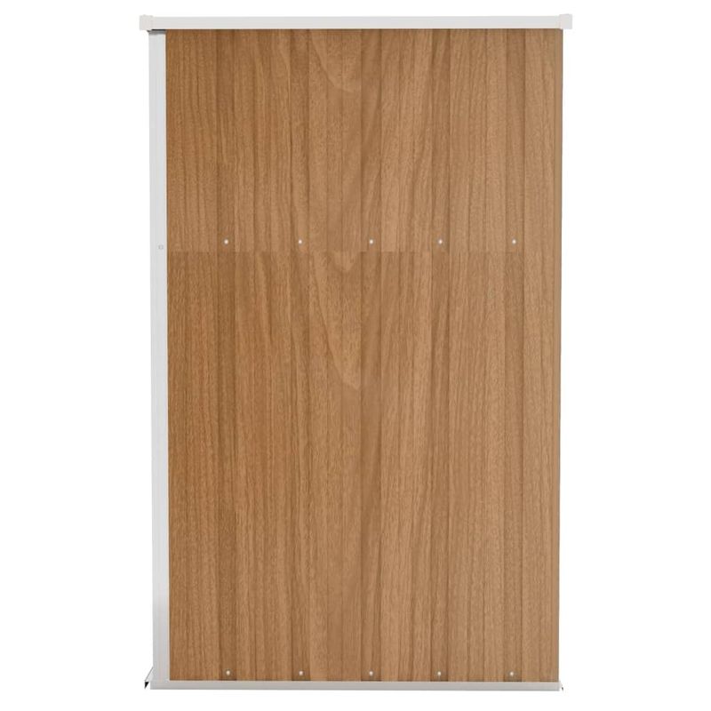 Casa si Gradina - Gradina si terasa - Casute de gradina - Sopron gradina/montaj perete maro 118x100x178cm otel galvanizat - Infinity.ro