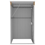 Casa si Gradina - Gradina si terasa - Casute de gradina - Sopron gradina/montaj perete maro 118x100x178cm otel galvanizat - Infinity.ro