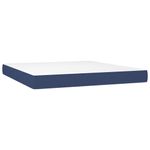 Casa si Gradina - Mobilier - Paturi si accesorii - Paturi - Pat box spring cu saltea, albastru, 180x200 cm, material textil - Infinity.ro