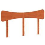 Casa si Gradina - Mobilier - Paturi si accesorii - Accesorii paturi - Tablie de pat, maro ceruit, 140 cm, lemn masiv de pin - Infinity.ro
