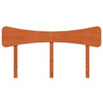 Casa si Gradina - Mobilier - Paturi si accesorii - Accesorii paturi - Tablie de pat, maro ceruit, 140 cm, lemn masiv de pin - Infinity.ro