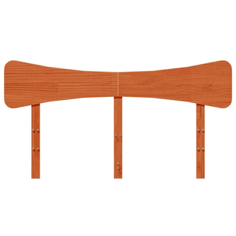 Casa si Gradina - Mobilier - Paturi si accesorii - Accesorii paturi - Tablie de pat, maro ceruit, 140 cm, lemn masiv de pin - Infinity.ro