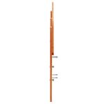 Casa si Gradina - Mobilier - Paturi si accesorii - Accesorii paturi - Tablie de pat, maro ceruit, 140 cm, lemn masiv de pin - Infinity.ro