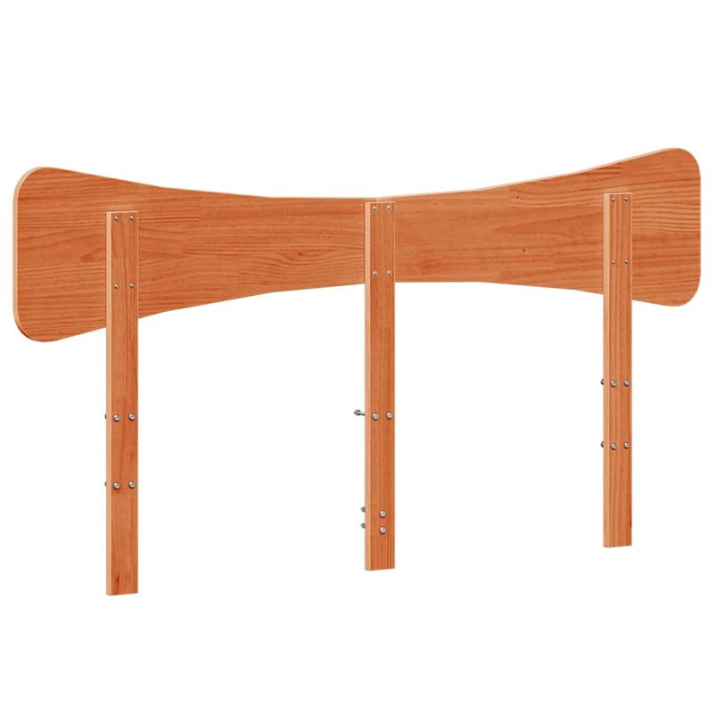 Casa si Gradina - Mobilier - Paturi si accesorii - Accesorii paturi - Tablie de pat, maro ceruit, 140 cm, lemn masiv de pin - Infinity.ro