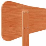 Casa si Gradina - Mobilier - Paturi si accesorii - Accesorii paturi - Tablie de pat, maro ceruit, 140 cm, lemn masiv de pin - Infinity.ro