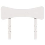 Casa si Gradina - Mobilier - Paturi si accesorii - Accesorii paturi - Tablie de pat, alb, 90 cm, lemn masiv de pin - Infinity.ro