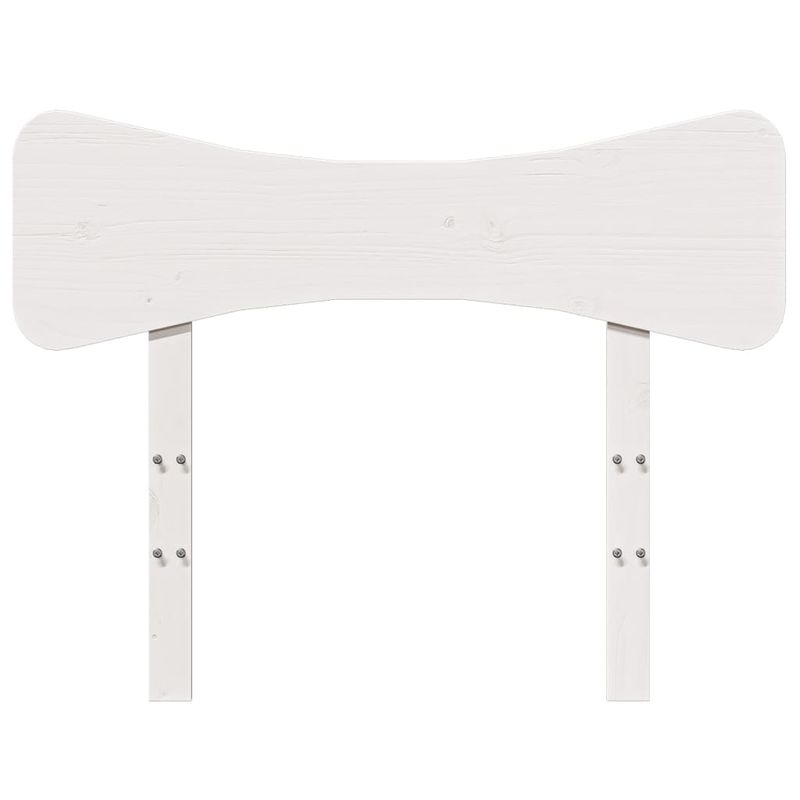 Casa si Gradina - Mobilier - Paturi si accesorii - Accesorii paturi - Tablie de pat, alb, 90 cm, lemn masiv de pin - Infinity.ro