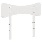 Casa si Gradina - Mobilier - Paturi si accesorii - Accesorii paturi - Tablie de pat, alb, 90 cm, lemn masiv de pin - Infinity.ro