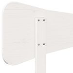 Casa si Gradina - Mobilier - Paturi si accesorii - Accesorii paturi - Tablie de pat, alb, 90 cm, lemn masiv de pin - Infinity.ro