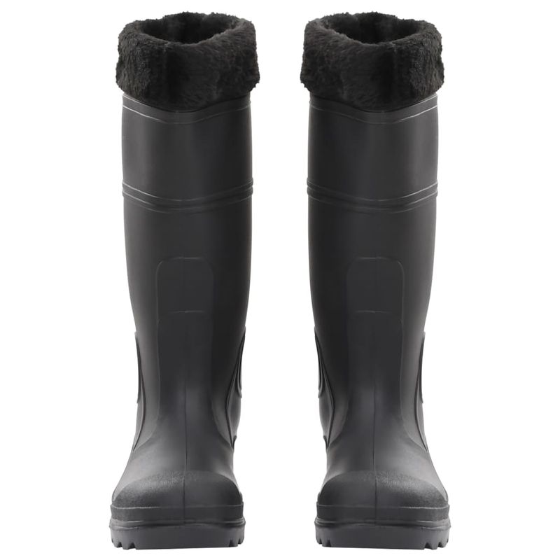 Sport si Outdoor - Echipament Sportiv - Incaltaminte sport - Ghete si bocanci - Cizme de ploaie cu sosete detasabile, negru, marime 38, PVC - Infinity.ro