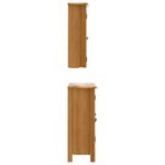 Casa si Gradina - Mobilier - Seturi de mobilier - Seturi baie - Set mobilier de baie, 4 piese, lemn masiv de pin, model dulap chiuvetă + dulap lateral + dulap de perete + oglindă - Infinity.ro